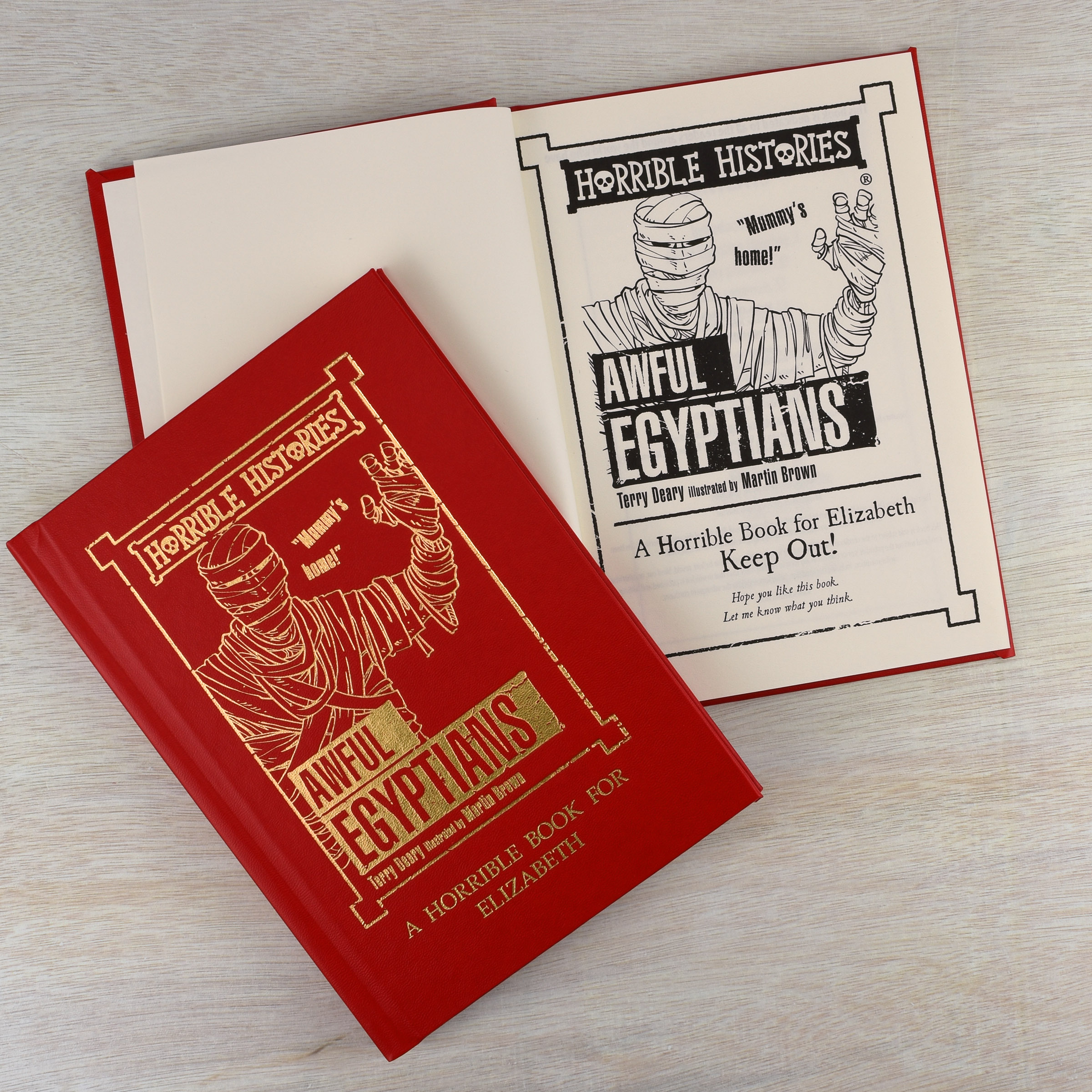 Personalised Horrible Histories Awful Egyptians Book