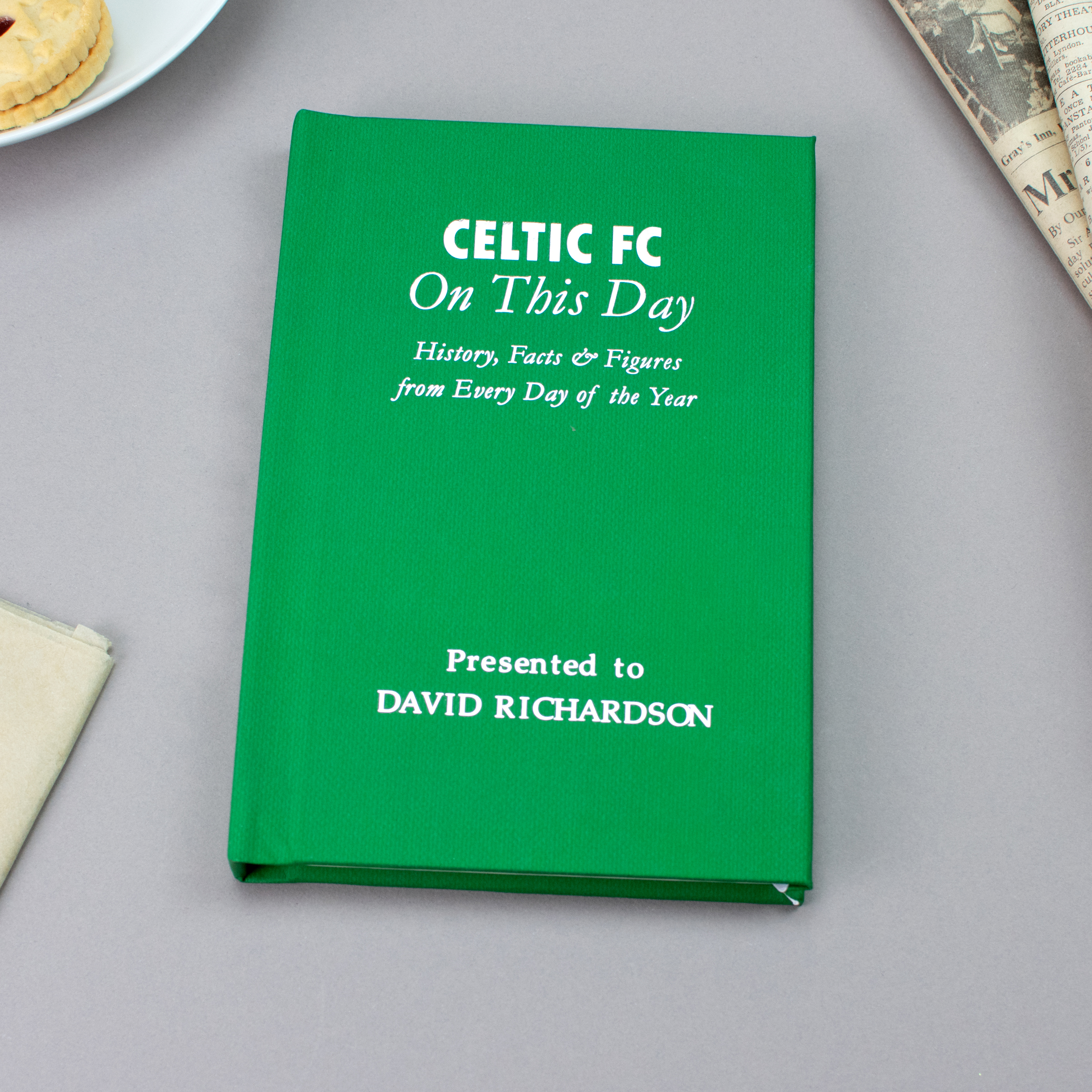 Personalised Celtic On This Day Book