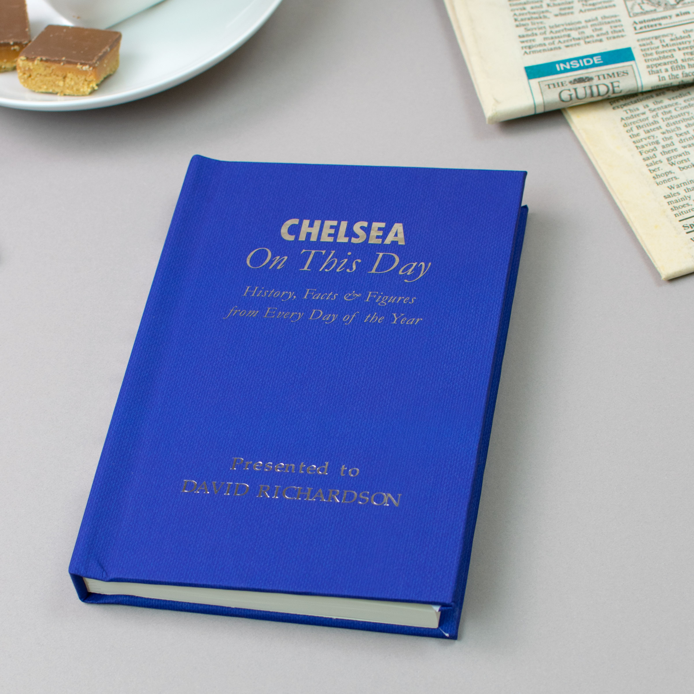 Personalised Chelsea On This Day Book