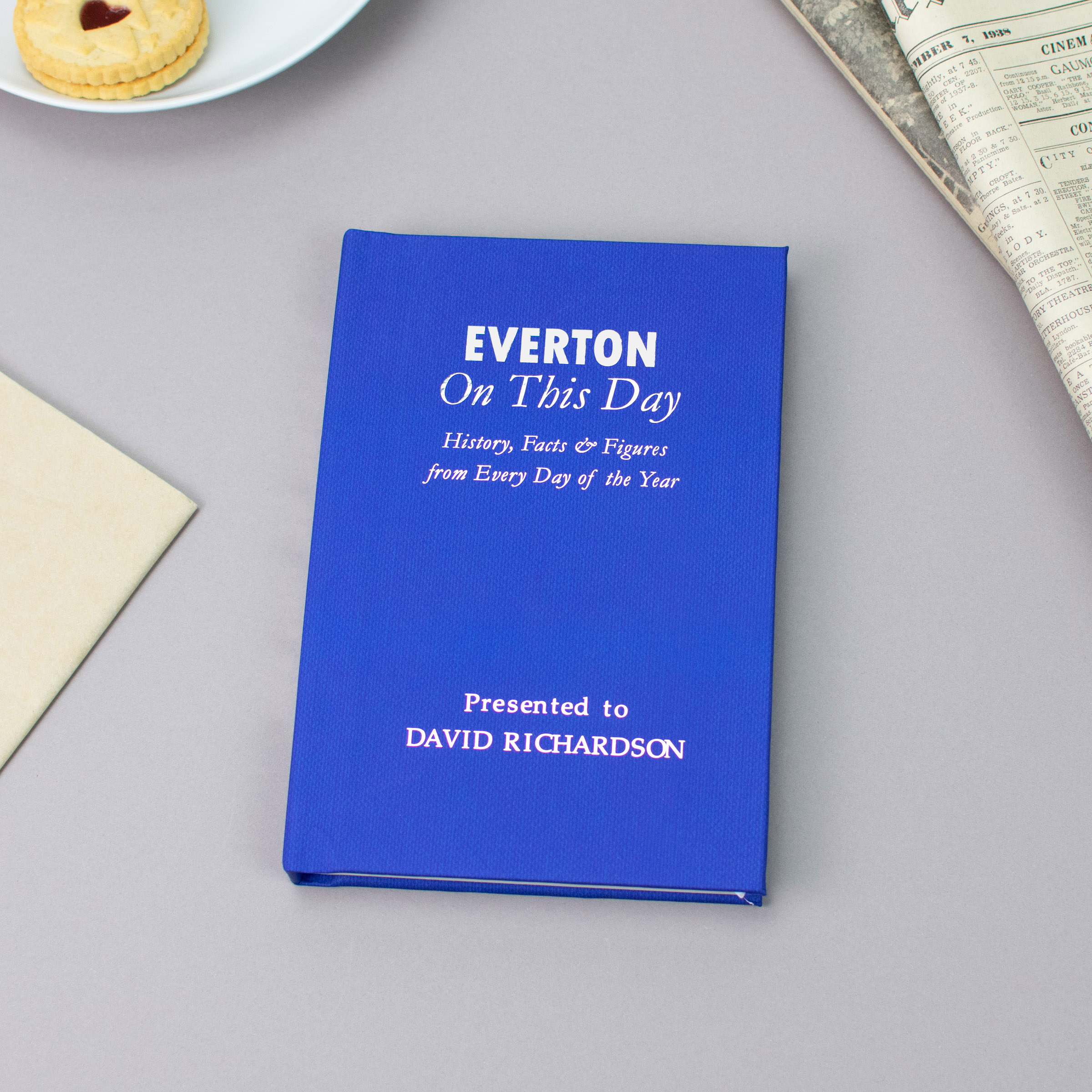 Personalised Everton On This Day Book