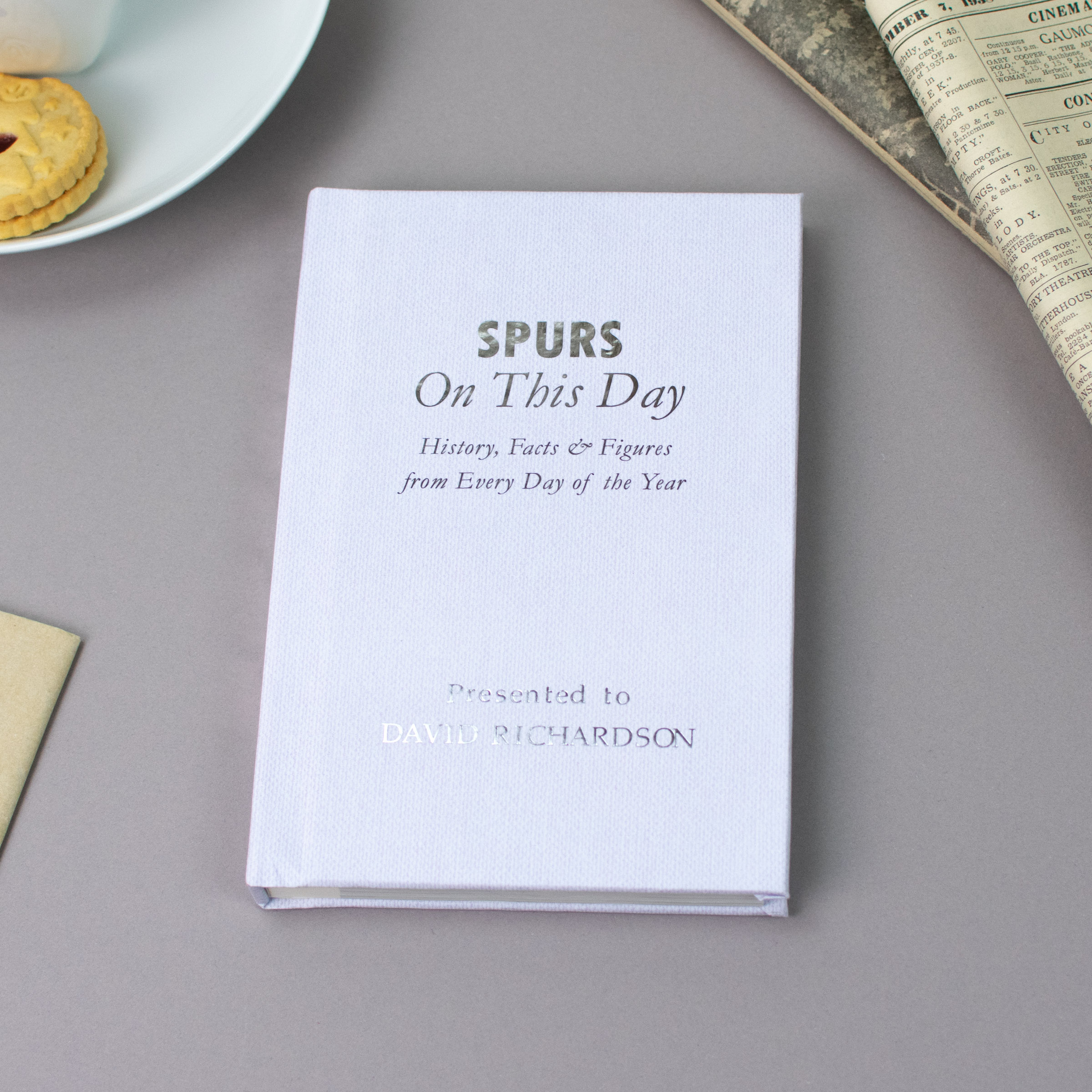 Personalised Spurs On This Day Book