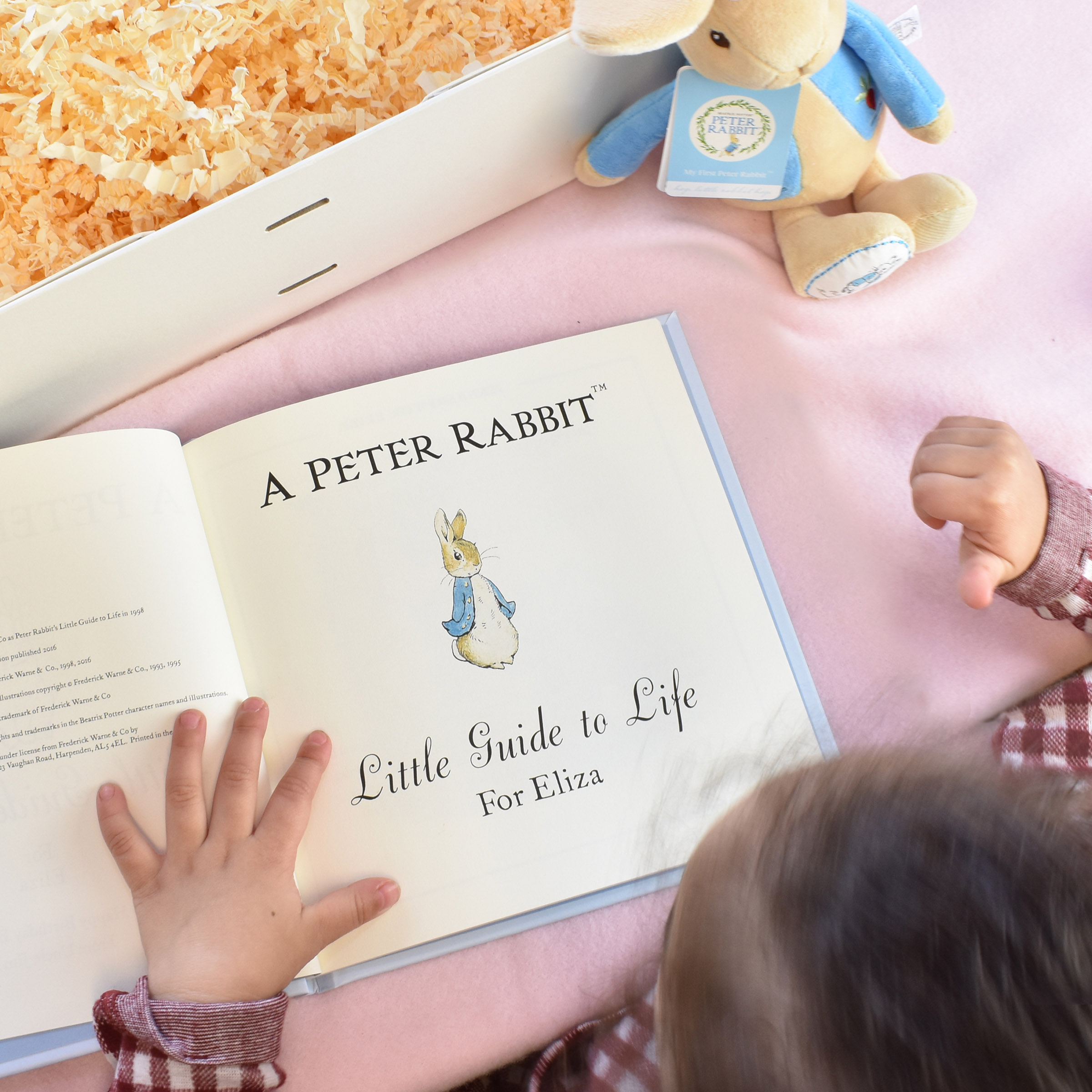 Peter Rabbit Personalised Book and Plush Toy Gift set